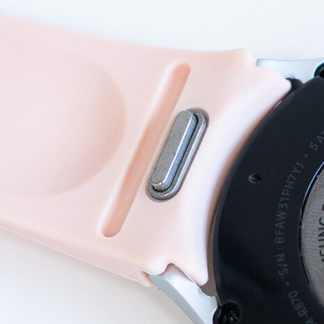 Strap-it Strap-it Bracelet silicone 'One push' Samsung Galaxy Watch 5 Pro (rose)