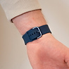 Strap-it Strap-it Bracelet silicone 'One push' Samsung Galaxy Watch 6 Classic 47mm (bleu foncé)