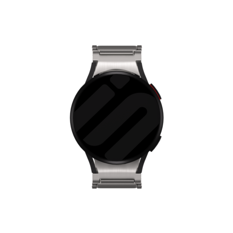 Strap-it Strap-it Bracelet titane de luxe 'One push' Samsung Galaxy Watch 4 Classic 42mm (titanium)