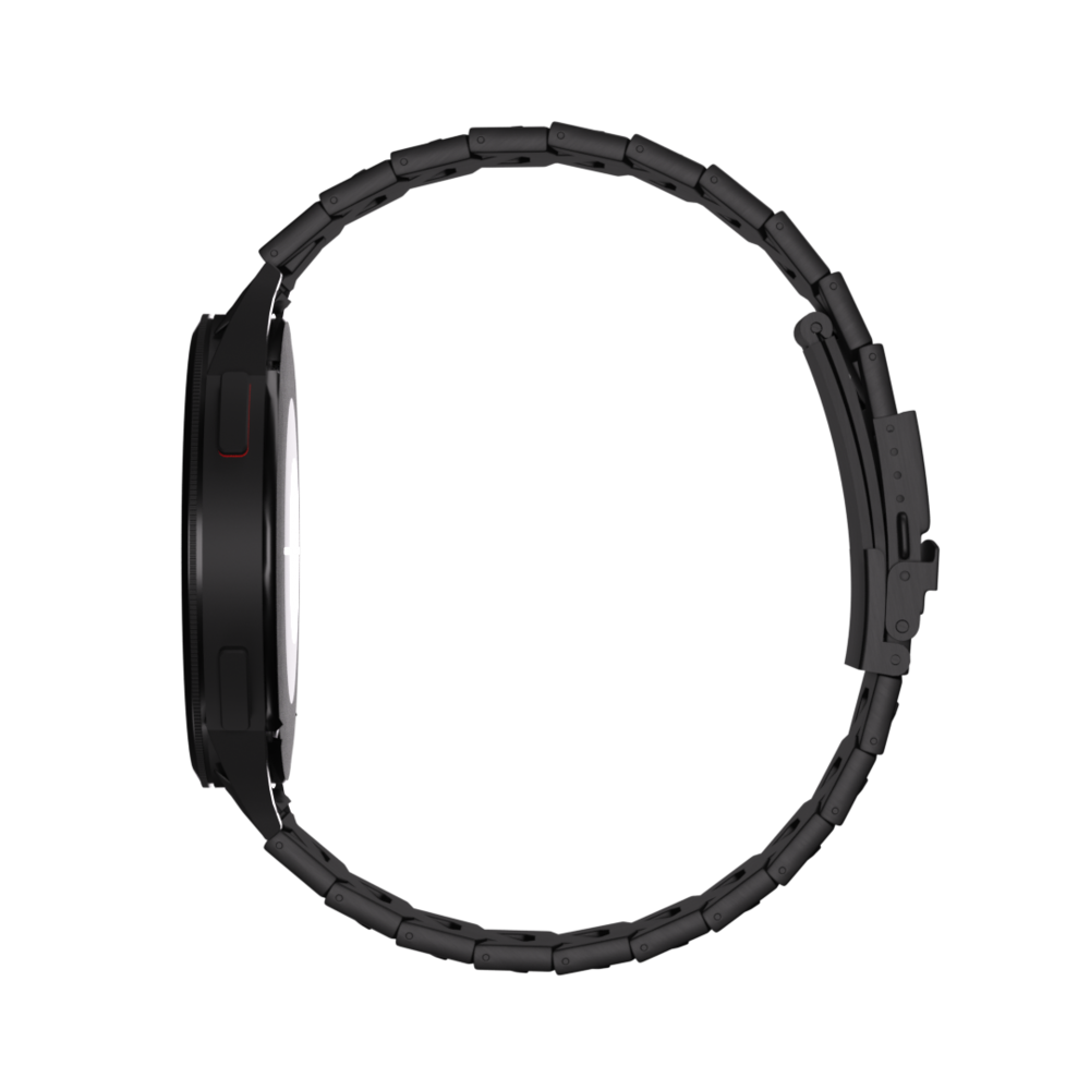 Strap-it Strap-it Bracelet titane 'iron' Samsung Galaxy Watch 4 Classic 42mm (noir)