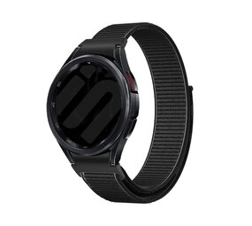 Strap-it Bracelet nylon 'One push' Samsung Galaxy Watch 4 Classic 46mm (noir)