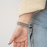 Strap-it Strap-it Bracelet nylon 'One push' Samsung Galaxy Watch 4 Classic 46mm (rose) Strap-it Strap-it Bracelet nylon 'One push' Samsung Galaxy Watch 4 Classic 46mm (rose)