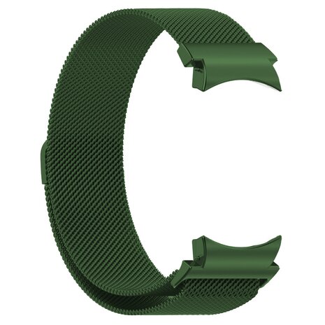 Strap-it Strap-it Bracelet Milanais 'One push' Samsung Galaxy Watch 4 Classic 46mm (vert) Strap-it Strap-it Bracelet Milanais 'One push' Samsung Galaxy Watch 4 Classic 46mm (vert)