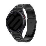 Strap-it Bracelet acier 'One push' Samsung Galaxy Watch 4 Classic 46mm (noir)