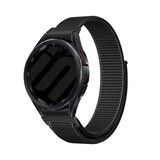 Strap-it Bracelet nylon 'One push' Samsung Galaxy Watch 5 44mm (noir)