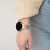 Strap-it Strap-it Bracelet nylon 'One push' Samsung Galaxy Watch 5 44mm (rose)