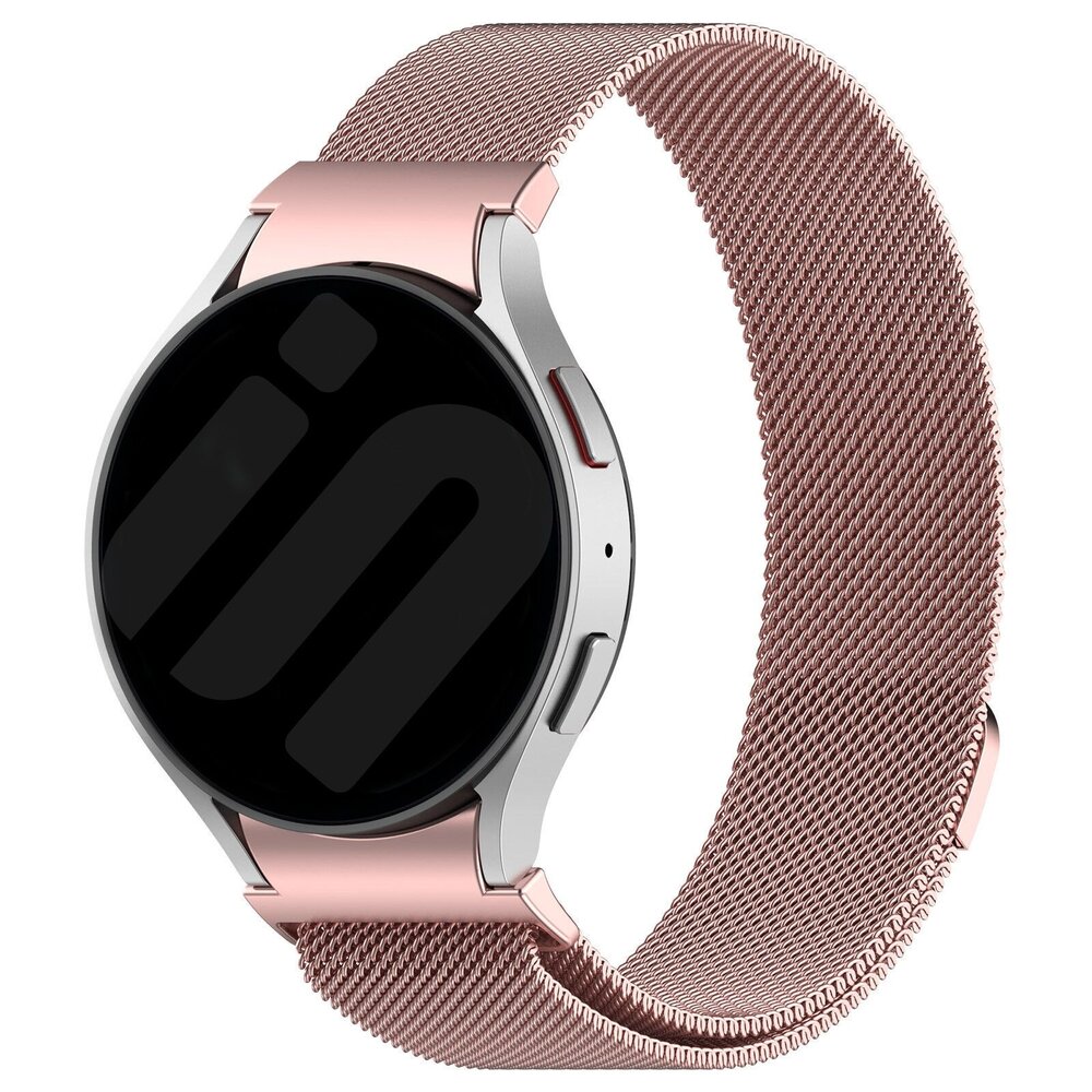 Strap-it Strap-it Bracelet Milanais 'One push' Samsung Galaxy Watch 5 44mm (rose)