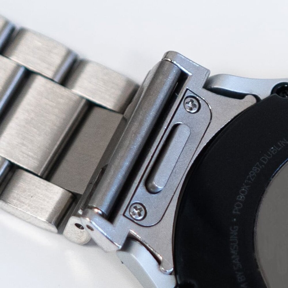 Strap-it Strap-it Bracelet acier 'One push' Samsung Galaxy Watch 5 44mm (argent)