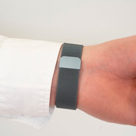 Strap-it Strap-it Bracelet Milanais 'One push' Samsung Galaxy Watch 5 Pro (gris)