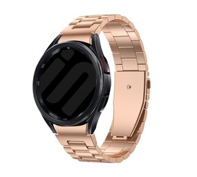 Strap-it Bracelet acier 'One push' Samsung Galaxy Watch 5 Pro (or rose)