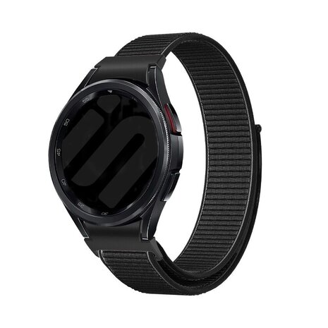 Strap-it Strap-it Bracelet nylon 'One push' Samsung Galaxy Watch 6 40mm (noir) Strap-it Strap-it Bracelet nylon 'One push' Samsung Galaxy Watch 6 40mm (noir)