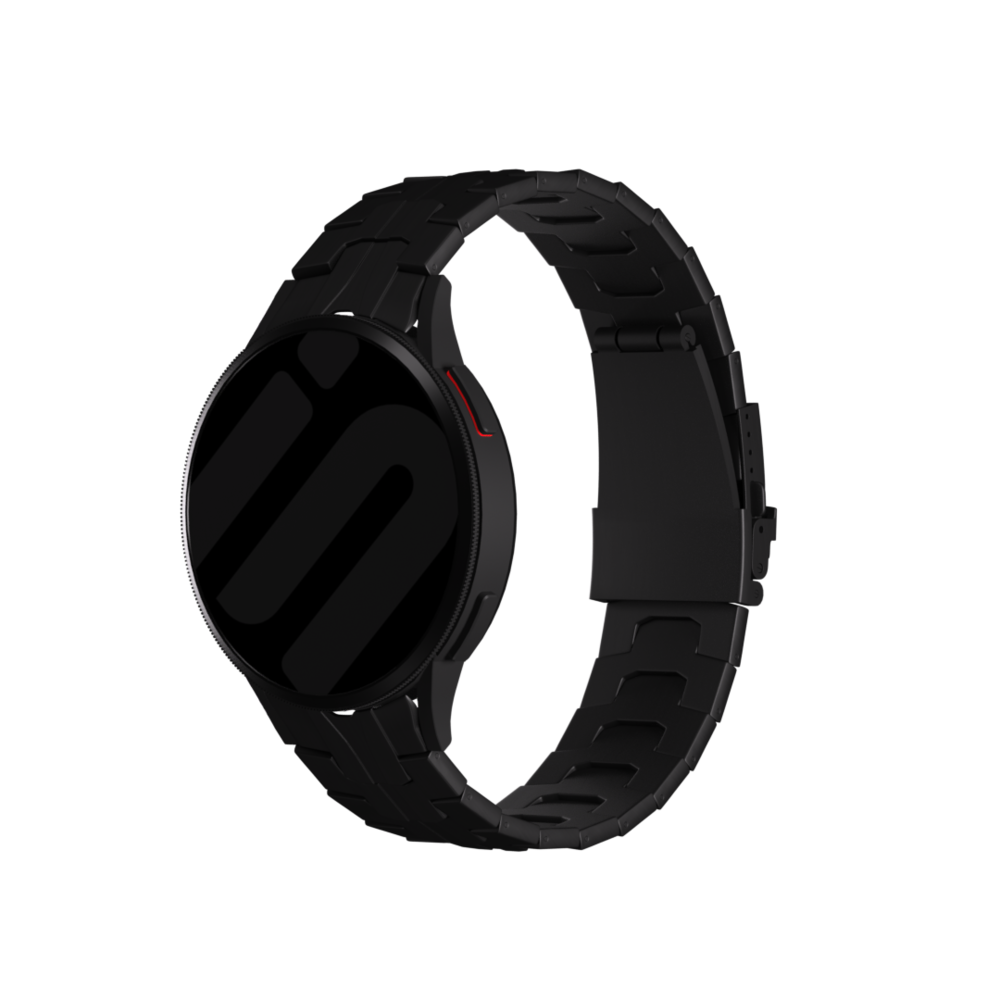 Strap-it Strap-it Bracelet titane 'iron' Samsung Galaxy Watch 6 44mm (noir)