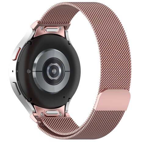 Strap-it Strap-it Bracelet Milanais 'One push' Samsung Galaxy Watch 6 Classic 43mm (rose)