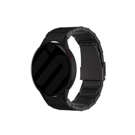 Strap-it Strap-it Bracelet titane de luxe 'One push' Samsung Galaxy Watch 6 Classic 43mm (graphite)