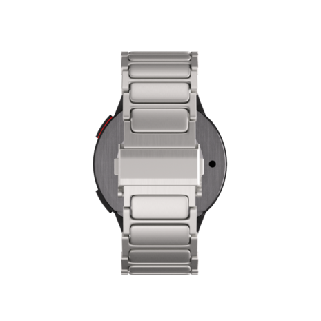 Strap-it Strap-it Bracelet titane de luxe 'One push' Samsung Galaxy Watch 6 Classic 43mm (titanium)