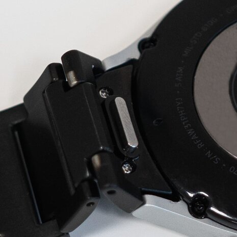 Strap-it Strap-it Bracelet titane 'One push' Samsung Galaxy Watch 6 Classic 47mm (noir)