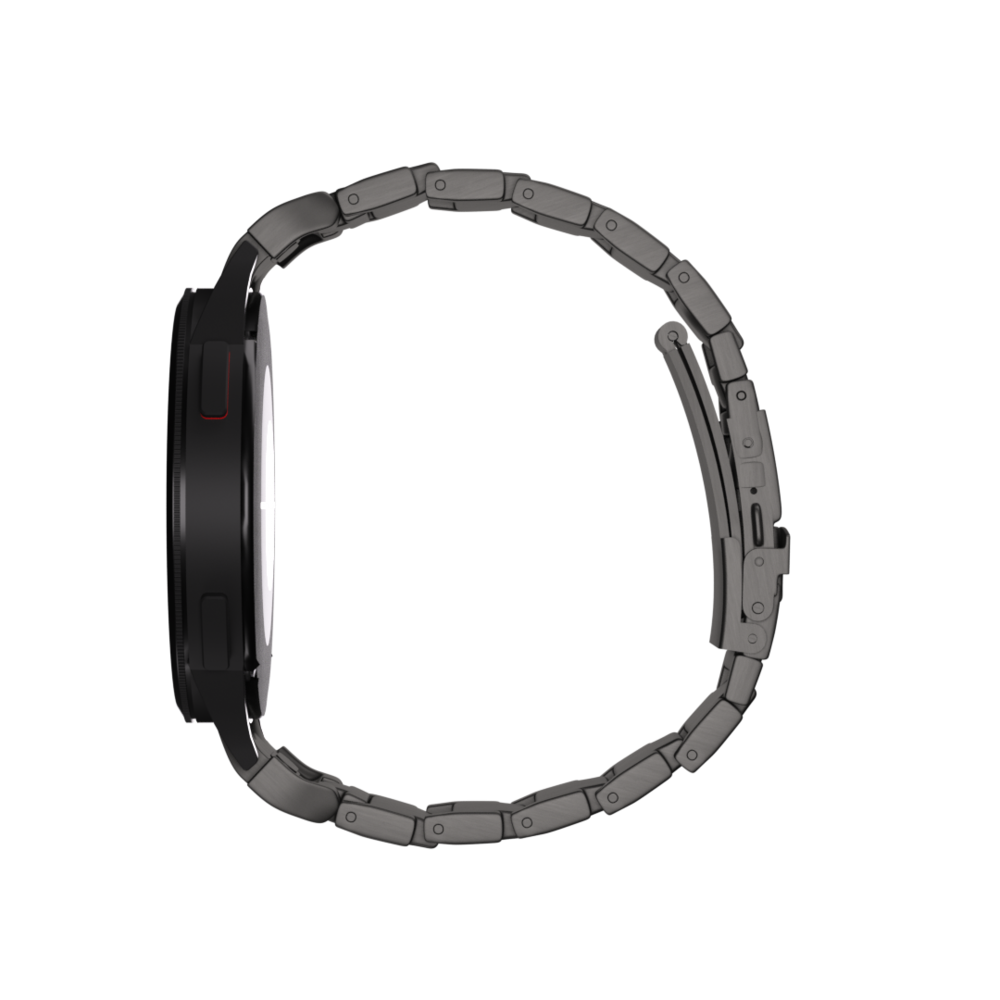 Strap-it Strap-it Bracelet titane 'One push' Samsung Galaxy Watch 6 Classic 47mm (graphite)