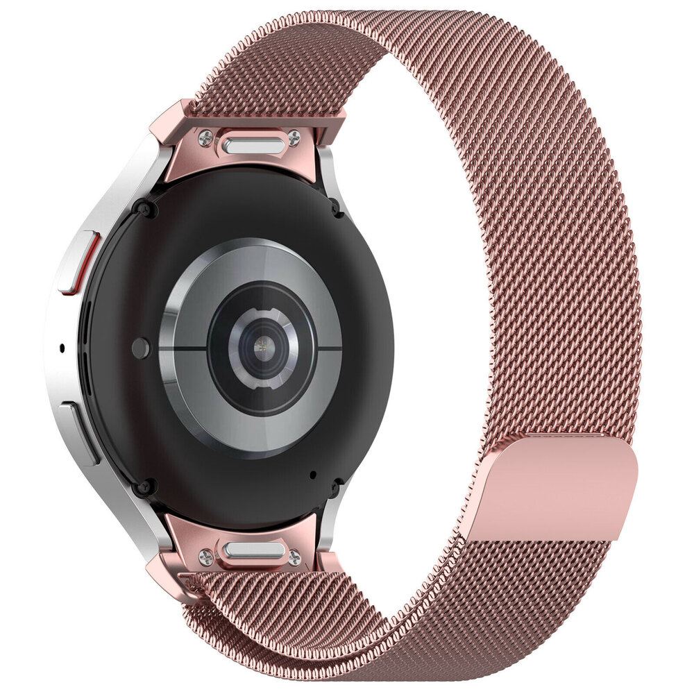 Strap-it Strap-it Bracelet Milanais 'One push' Samsung Galaxy Watch 4 40mm (rose)