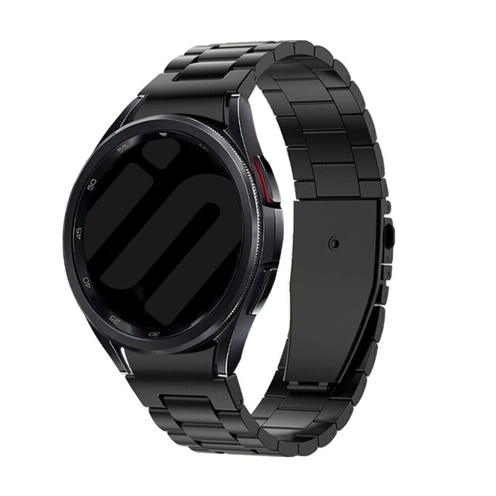 Strap-it Strap-it Bracelet acier 'One push' Samsung Galaxy Watch 4 40mm (noir)