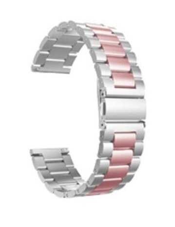 Strap-it Strap-it Bracelet acier Huawei Watch GT 4 - 41mm (argent/rose)