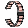Strap-it Strap-it Bracelet acier Huawei Watch GT 4 - 41mm (noir/rose) Strap-it Strap-it Bracelet acier Huawei Watch GT 4 - 41mm (noir/rose)