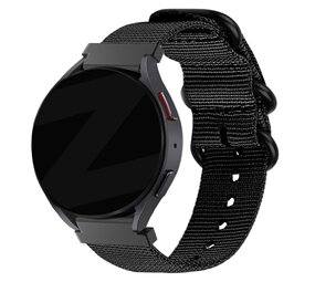 Bandz Bandz Bracelet nylon avec boucle Amazfit Balance (noir)