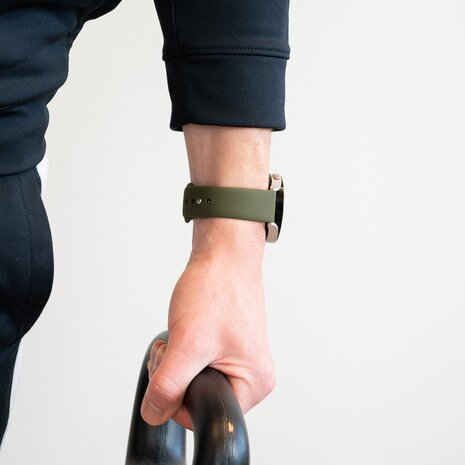 Bandz Bandz Bracelet sport 'Deluxe' Amazfit GTR 4 (vert olive)