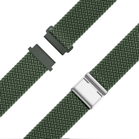 Bandz Bandz Bracelet nylon tressé Amazfit Bip 5 (vert olive) Bandz Bandz Bracelet nylon tressé Amazfit Bip 5 (vert olive)