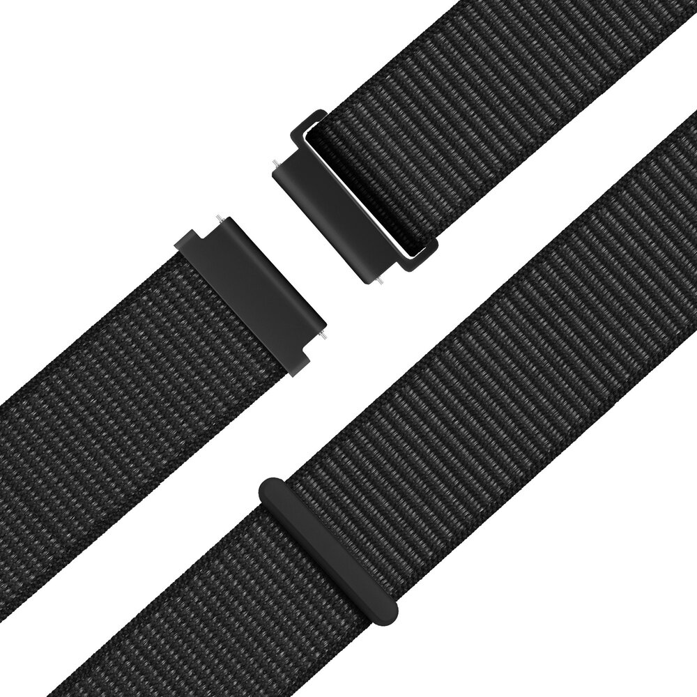 Bandz Bandz Bracelet nylon loop Amazfit Bip 5 (noir)