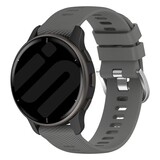 Strap-it Bracelet silicone Garmin Vivoactive 4 (gris foncé)