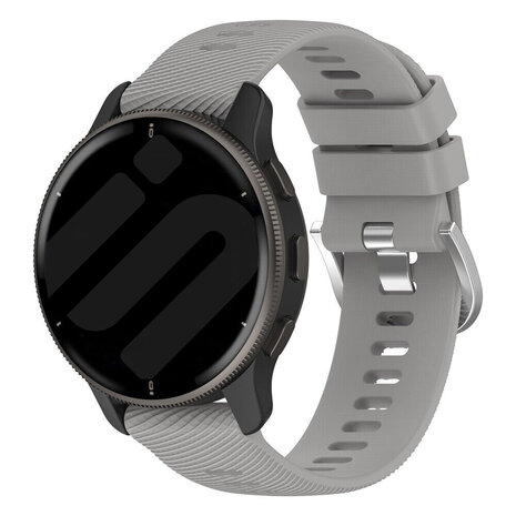 Strap-it Strap-it Bracelet silicone Garmin Venu 2 (gris clair)