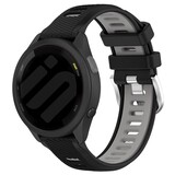 Strap-it Bracelet sport á boucle Garmin Venu 2 (noir/gris)