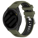 Strap-it Bracelet sport á boucle Garmin Venu 2 (olive/noir)