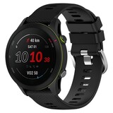 Strap-it Bracelet silicone Garmin Forerunner 255 (noir)