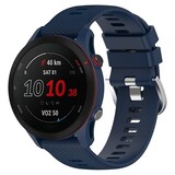 Strap-it Bracelet silicone Garmin Forerunner 255 (bleu foncé)