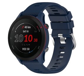 Strap-it Bracelet silicone Garmin Forerunner 255 (bleu foncé)