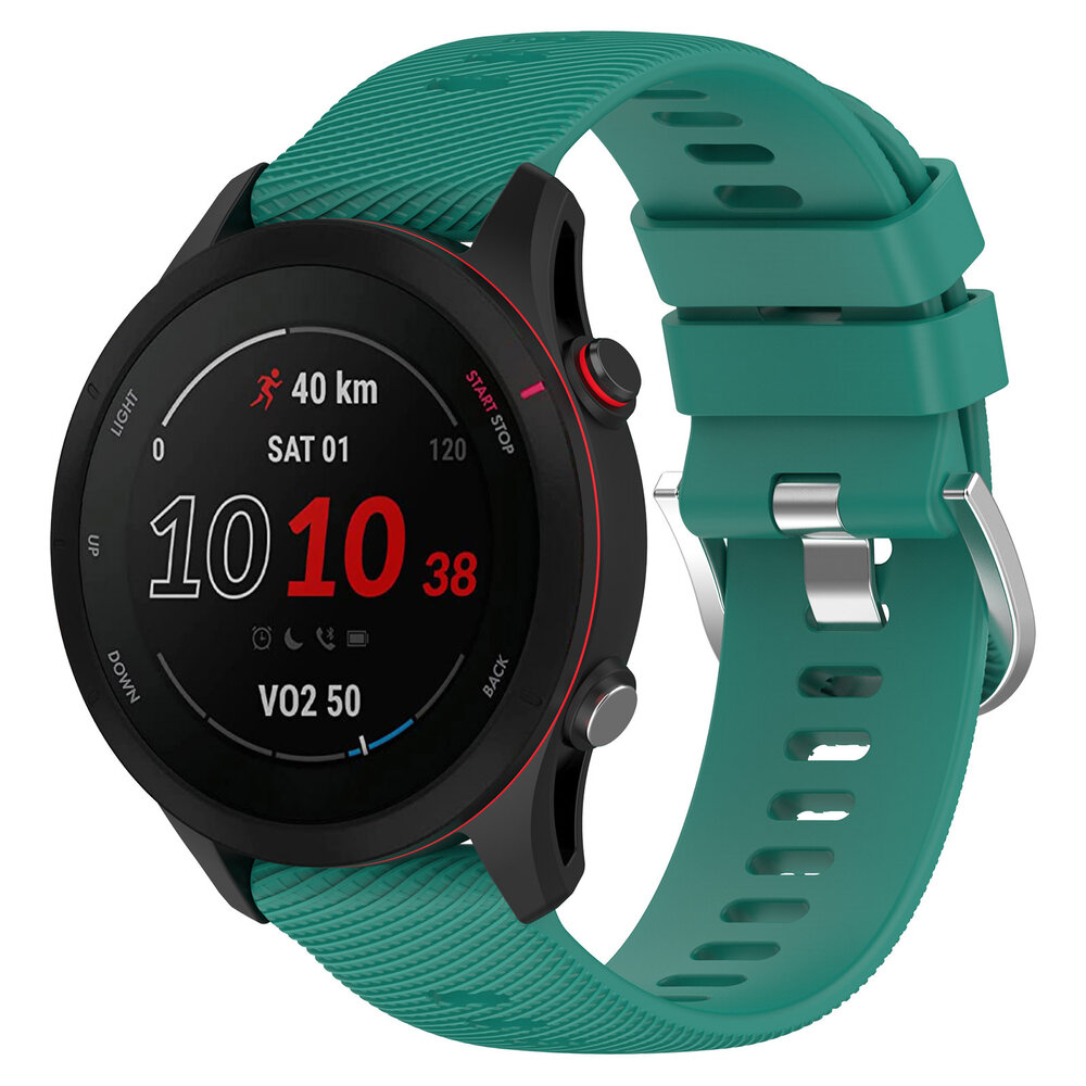 Strap-it Strap-it Bracelet silicone Garmin Forerunner 255 (vert sapin)