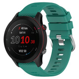 Strap-it Bracelet silicone Garmin Forerunner 255 (vert sapin)