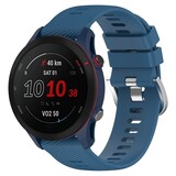 Strap-it Bracelet silicone Garmin Forerunner 255 (bleu)