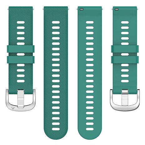 Strap-it Strap-it Bracelet silicone Garmin Forerunner 265 (vert sapin)