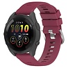 Strap-it Strap-it Bracelet silicone Garmin Forerunner 265 (vin rouge) Strap-it Strap-it Bracelet silicone Garmin Forerunner 265 (vin rouge)