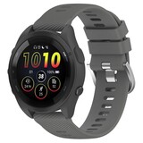 Strap-it Bracelet silicone Garmin Forerunner 265 (gris foncé)