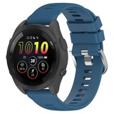 Strap-it Bracelet silicone Garmin Forerunner 265 (bleu)