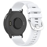 Strap-it Strap-it Bracelet silicone classique Garmin Forerunner 265 (blanc) Strap-it Strap-it Bracelet silicone classique Garmin Forerunner 265 (blanc)