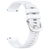 Strap-it Strap-it Bracelet silicone classique Garmin Forerunner 265 (blanc) Strap-it Strap-it Bracelet silicone classique Garmin Forerunner 265 (blanc)