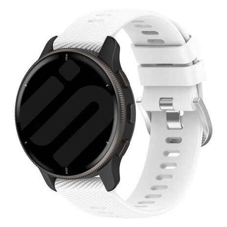 Strap-it Strap-it Bracelet silicone Garmin Venu 3 (blanc)