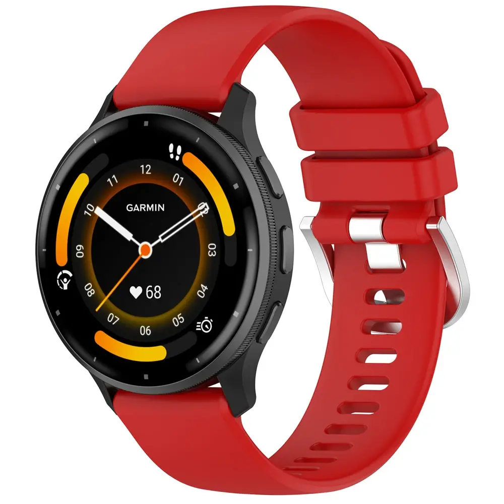 Strap-it Strap-it Bracelet silicone classique Garmin Venu 3 (rouge)