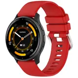 Strap-it Bracelet silicone classique Garmin Venu 3 (rouge)