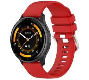 Strap-it Bracelet silicone classique Garmin Venu 3 (rouge)