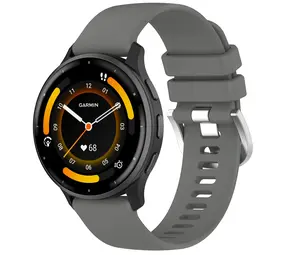 Strap-it Bracelet silicone classique Garmin Venu 3 (gris foncé)